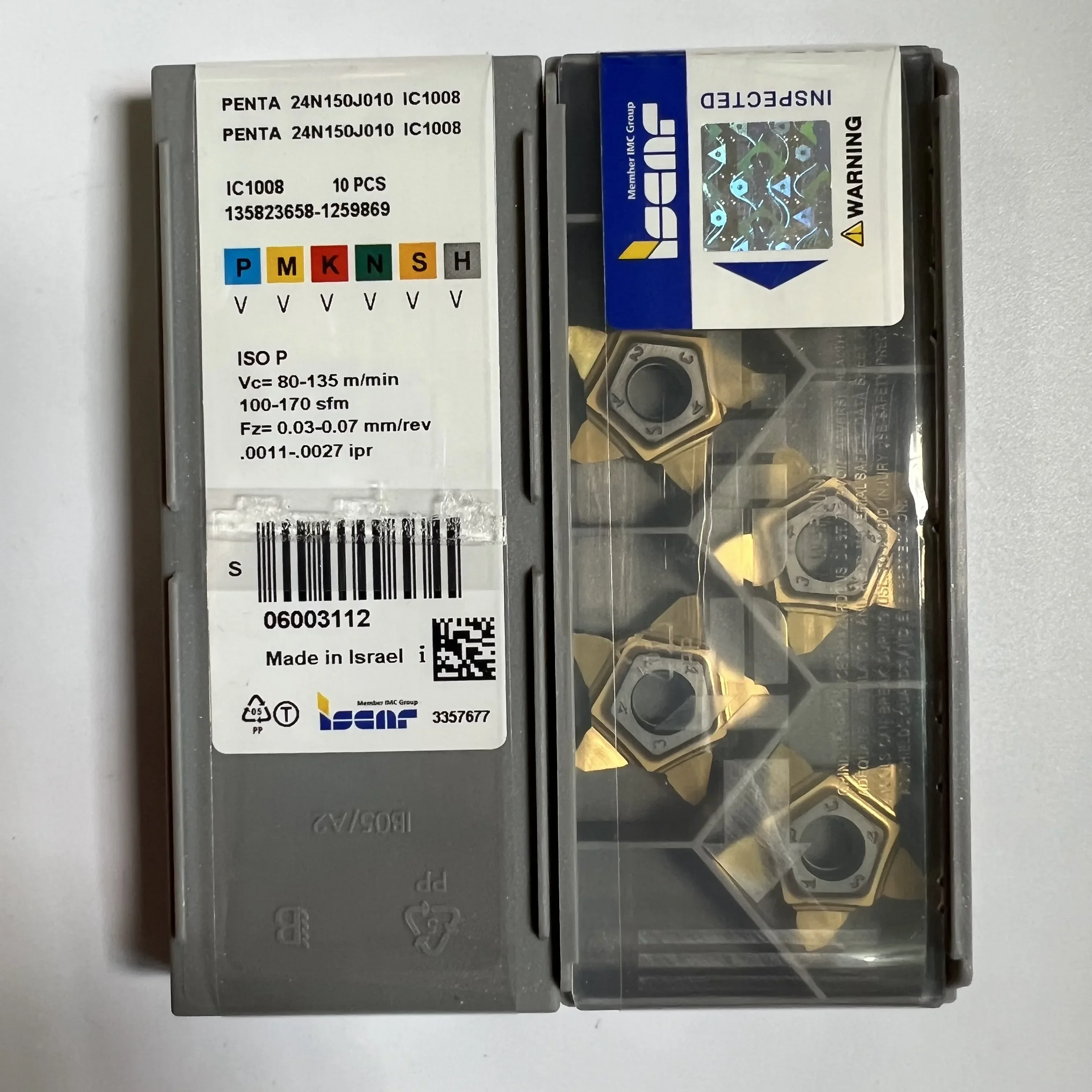 Original blade PENTA24N150J010 IC1008 /Carbide CNC Blade 5 Pieces