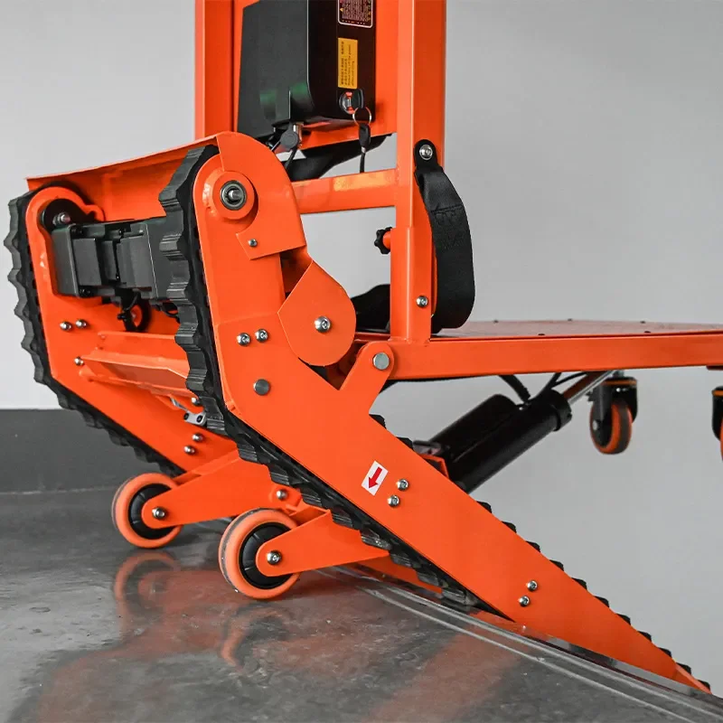 Electric Stair Climbing Hand Truck 400KG Load Capacity Heavy Duty Crawler Dolly for Moving Cement Appliances Up and Down