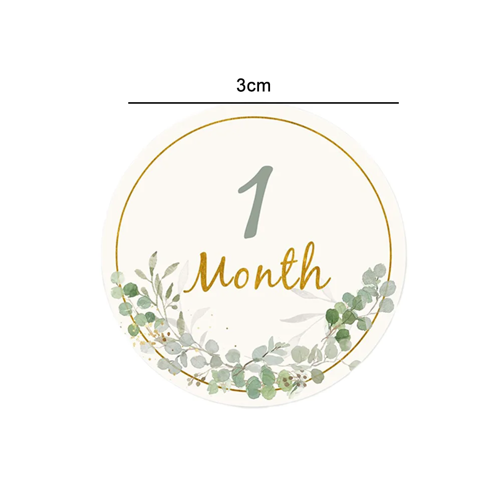 12PCS Baby Photography Birthday Cards 1-12 Month Card Baby Milestone Children Photography Props Birthday Party Decoration Gift