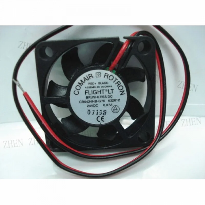 Y  1PC Comforson CR0424HB-G70 4CM 24V 0.07A 2-Wire Double Ball Cooling Fan #