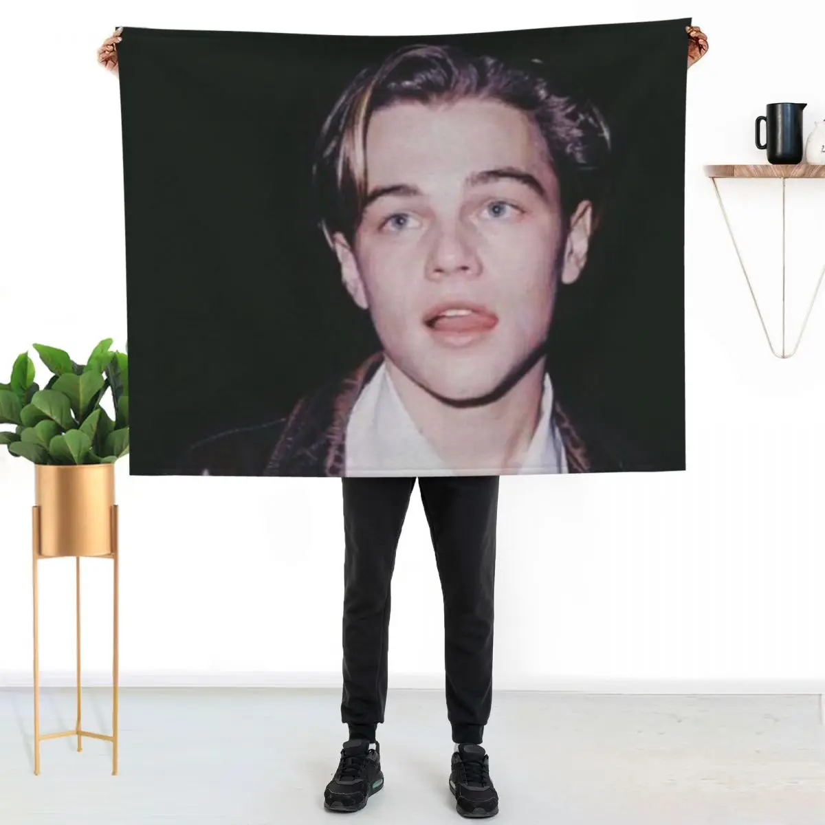 Leo DiCaprio Throw Blanket Vintage Weighted Sofa Quilt halloween Plush Beach Blankets