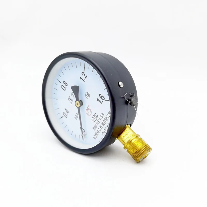 Manometro Y100 manometro ordinario pressione dell'acqua pressione dell'aria Hangzhou East Asia Instrument Co., Ltd. precisione 1.6