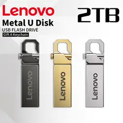 Lenovo Flash Drives 2TB Usb 3.0 Mini High Speed Metal Pendrive 1TB 512GB Stick Portable Drive Waterproof Memoria Storage U Disk