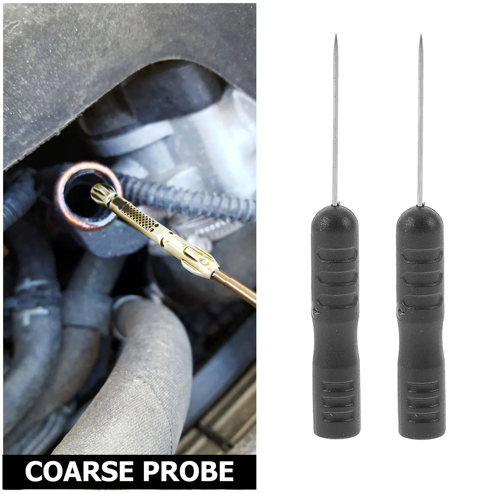 2Pcs 0.7mm Thick Automotive Test Probe Piercing Needle for Multimeter 2Mm Hole Signal Pin Electrical Wire Tester Back Probe Pin