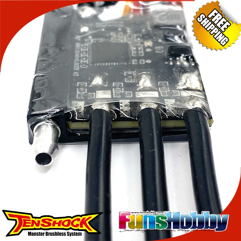 NEW Tenshock BX60 Pro/LITE Light version 60A ESC Marine Brushless Waterproof Electronic Speed Controller ESC WITH BEC