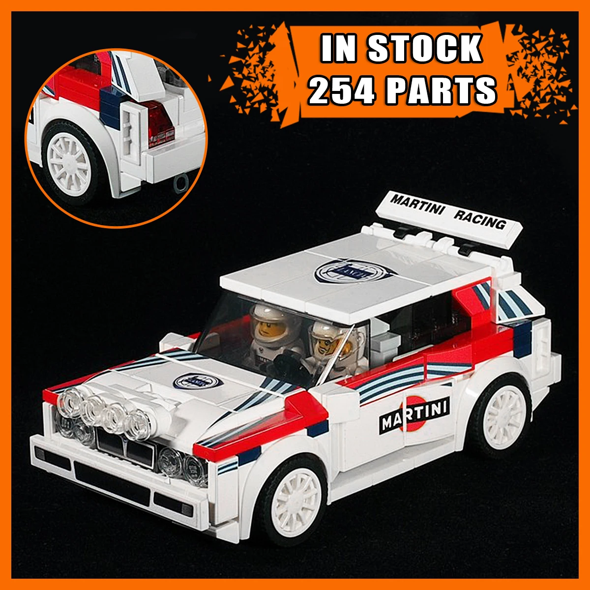 

НОВЫЙ Набор строительных блоков MOC «Ретро-спорткар для ралли», конструктор для самостоятельной сборки, креативная развивающая игрушка-подарок для детей