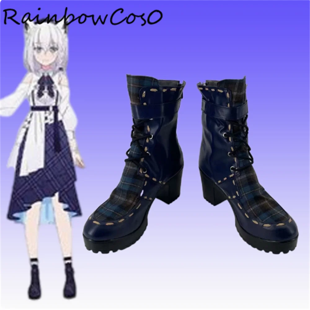 Houshou Marine hololive Blue Journey Virtual YouTuber VTuber Cosplay Shoes Boots Game Anime Halloween Christmas W4526