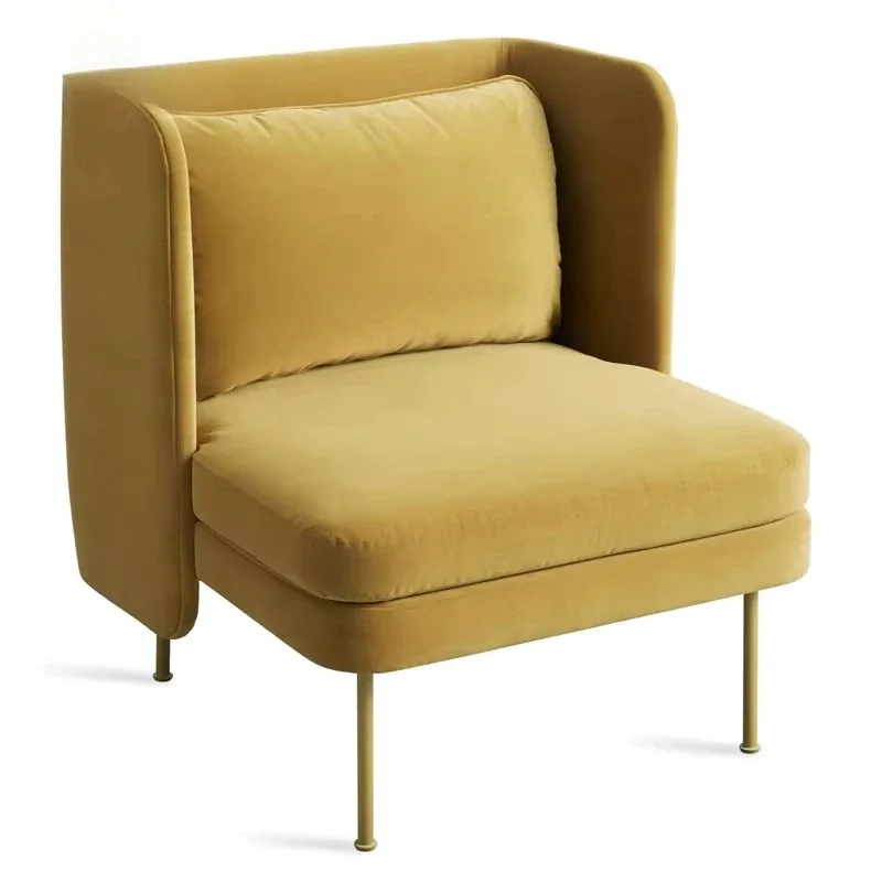 Modern living room sales department sofa chair metal single chair designer model let chair