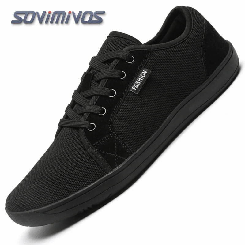 

Мужские туфли с широким носком, дышащие, из трикотажной сетки, удобные, для ходьбы босиком, повседневные, универсальные, с мягкой подошвой, широкая посадка, 2026