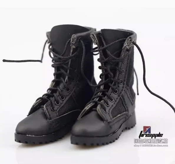 

1/6 Male Soldier Trendy Hollow Combat Boots Shoes Model for 12'' Figure