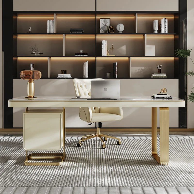 Desks and chairs Household lacquered slate desk Computer desk Study bedroom Integrated writing desk