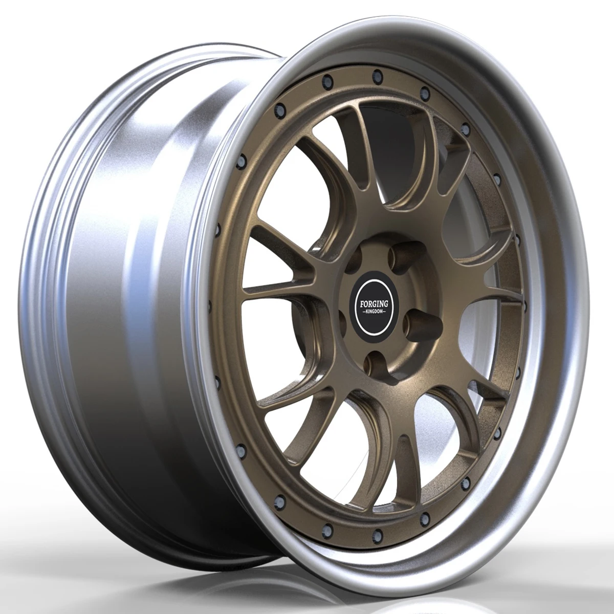 XianglunDouble-Piece Forged Aluminum Alloy Automotive Wheel Hub New Forged 17-26 Pulgadas 5*112 5*114.3 5*1205*130 35mm ET 100mm