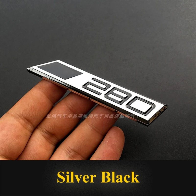 1pcs Car Styling Metal 280 Number Cupra Emblem Badge Grill Grille Stickers Car Styling For FIAT Palio Weekend Siena Perla 500C