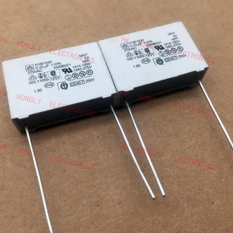 10 PCS  KNB1530 MKP 0.33uf ±10% X2 275VAC P=22.5mm