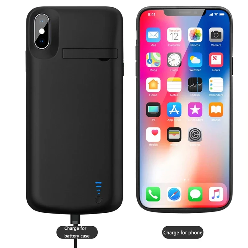 For IPhone 15 14 13 12 11 Pro Max 13 12 Mini X XS Max XR SE2020 6 6s 7 8 Plus Power Bank Charger Case Cover Battery Charger Case