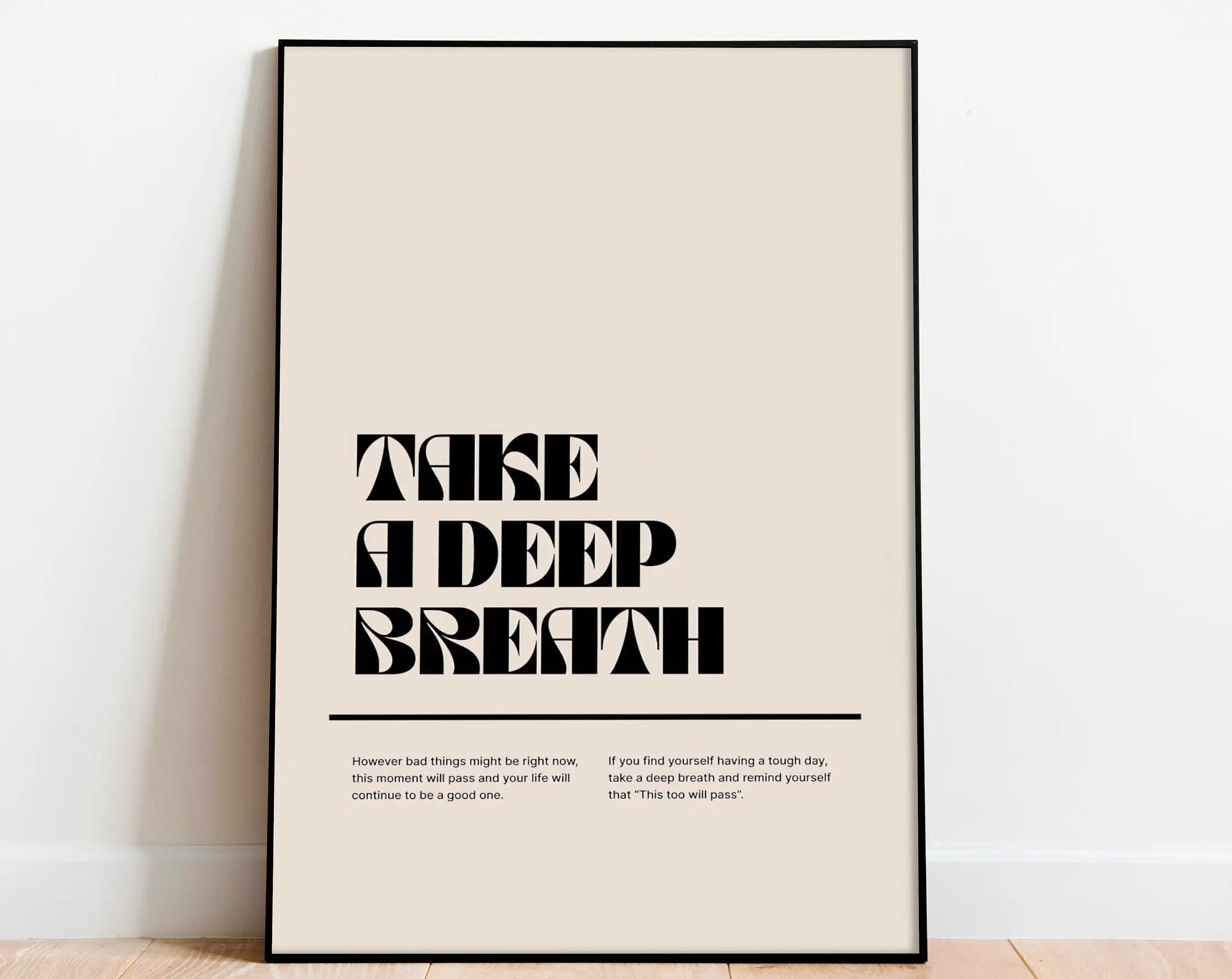 Inspirational Quotes Canvas Art Prints for Unique Home Decor Minimalist Style Poster Bold Statements Motivational Words Mural