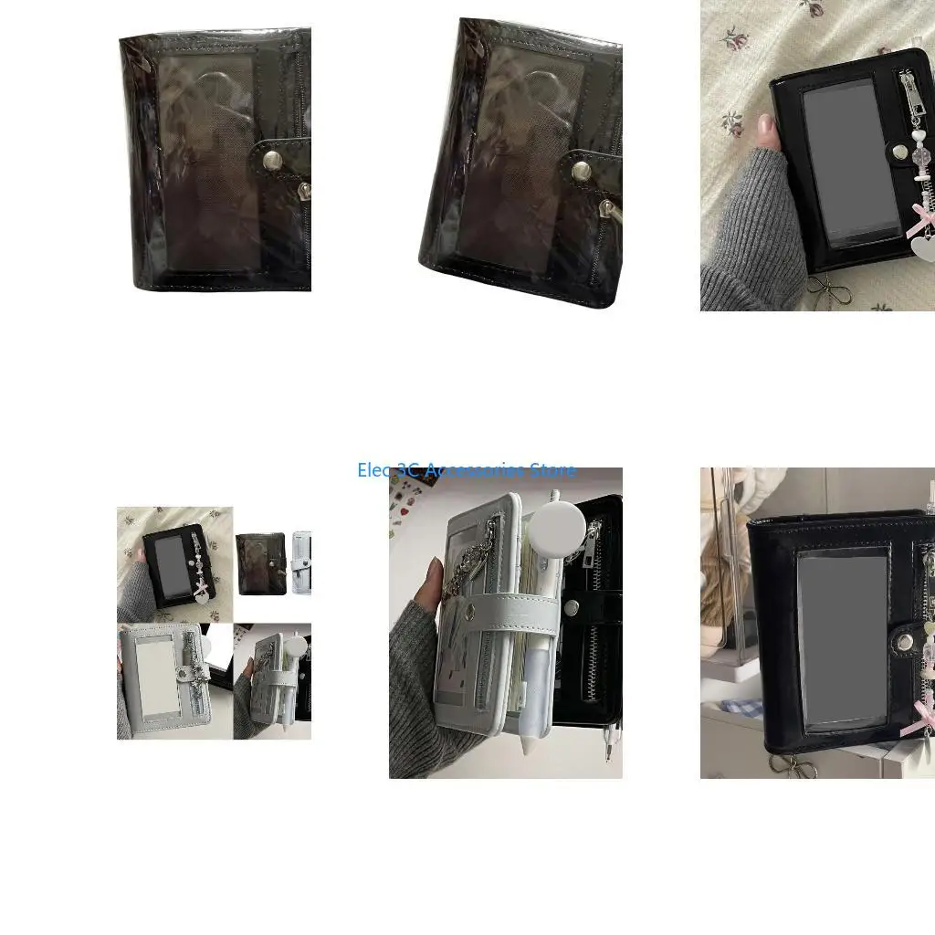 Y51A Binders Notebook Refillable Pages 5 Hole Design for Multiple Angles Writing Use