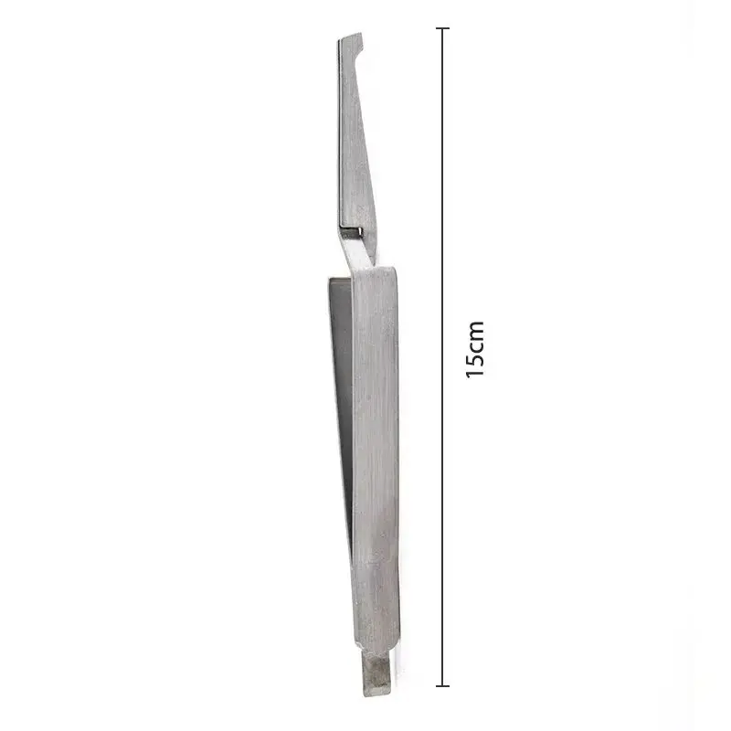 3/5Pcs Dental Orthodontic Bracket Tweezers Reverse Action Serrated Stainless Steel Forceps Tools for Dental Clinic Dentist