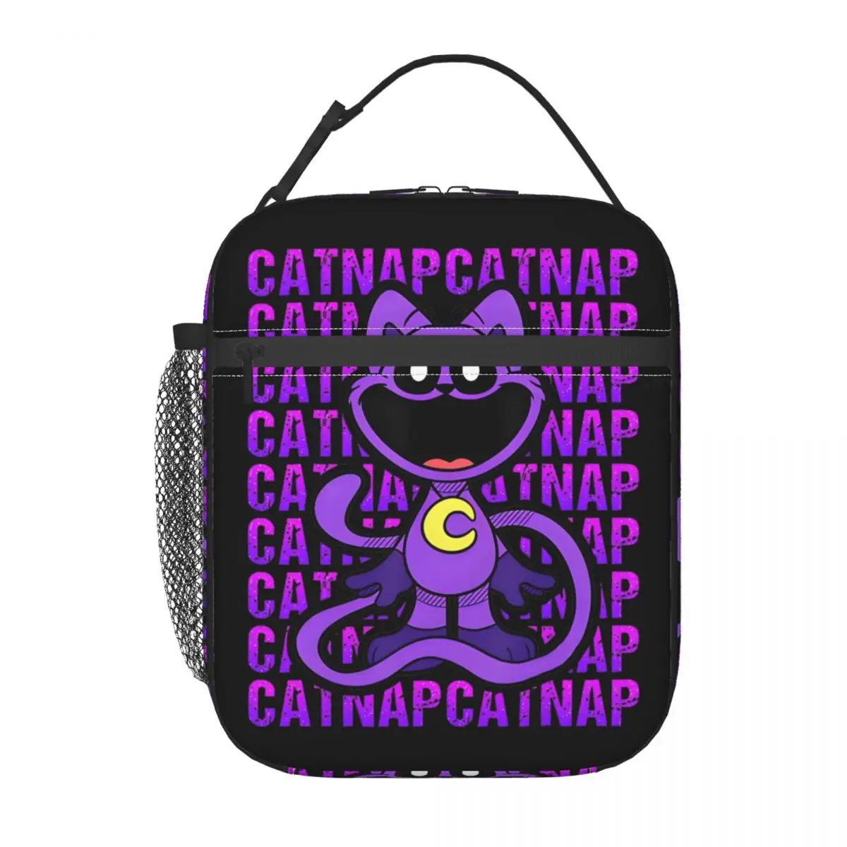 Insulated Lunch Boxes CATNAP Monster Cartoon Merch Lunch Container Harajuku Cooler Thermal Bento Box For School