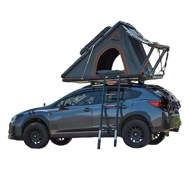 

2025 Camping Aluminum 3 Person Outdoor Hiking Rooftop Roof Top Car Tent Triangle Clamshell Hard Shell Top Roof Tent