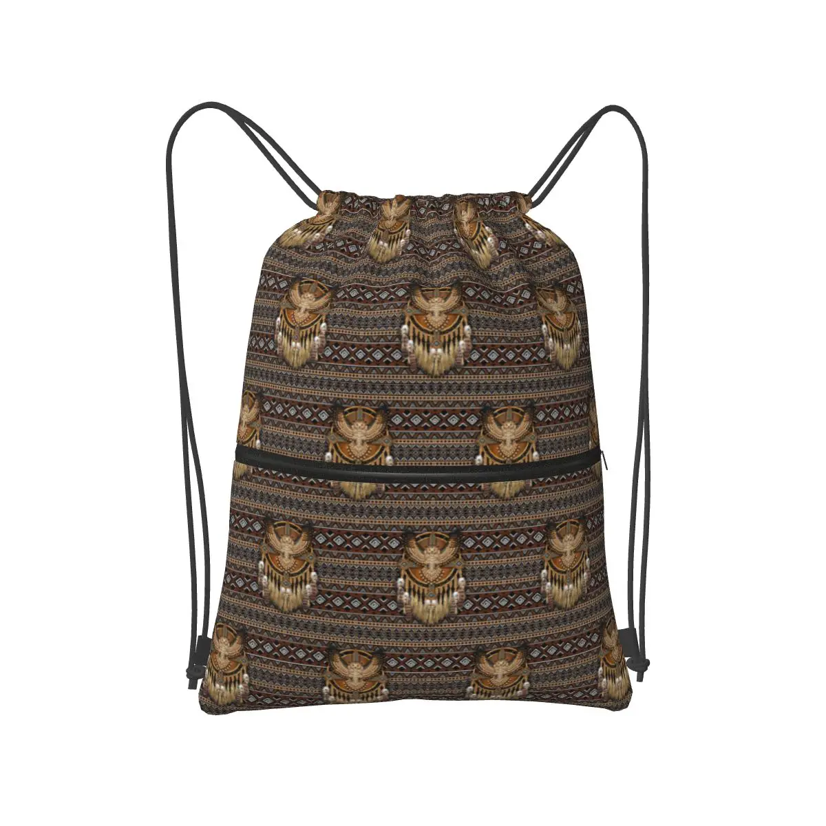 

Рюкзаки в стиле индейской совы, повседневные портативные сумки на шнурке, спортивная сумка, сумки для книг для студентов-путешествий