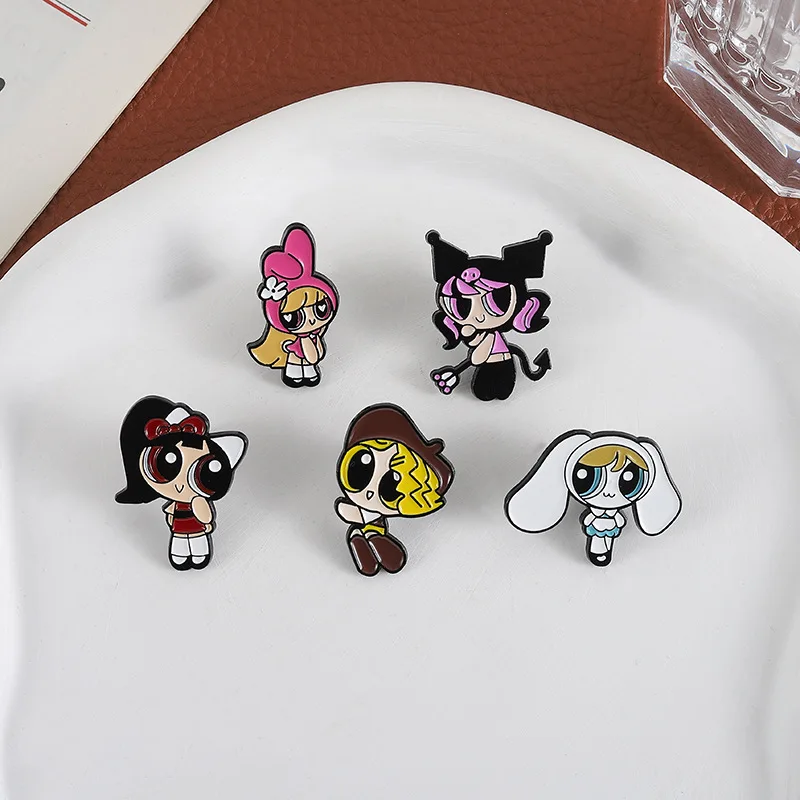 Kreatywne przypinki broszki z motywami zwierzęcych z kreskówek, urocze postacie z anime, przypinki emaliowane do cosplayu, ozdoby na klapę, biżuteria, rekwizyty, akcesoria, prezent.