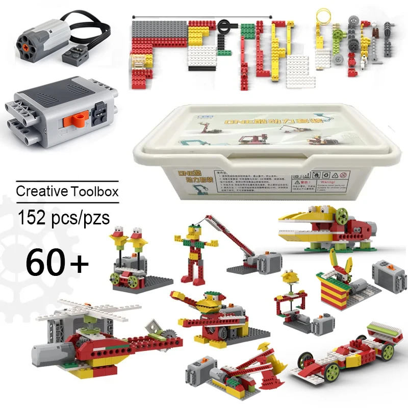 NEW WeDo 1.0 Robotics Construction Boxed Set Compatible with 9580 Educational and Dacta Mindstorms WeDo STEAM Blocks Bricks Toys