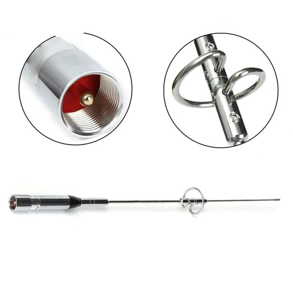 NL-770S Stainless Steel 2 Band Vehicle for antenna for TYT 144MHz 430MHz Radios 100W 44.5cm PL259 Connector 50 Ohm