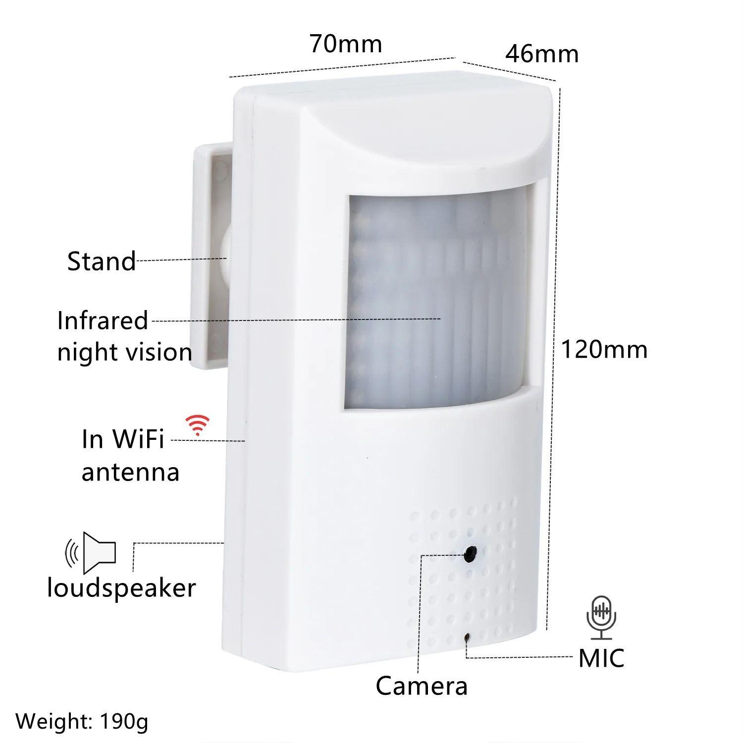 XMEY ICSEE 5MP POE WIFI Audio Camera 940nm Invisible PIR Night Vision HD Mini Indoor LED IR Security CCTV System Video Camera