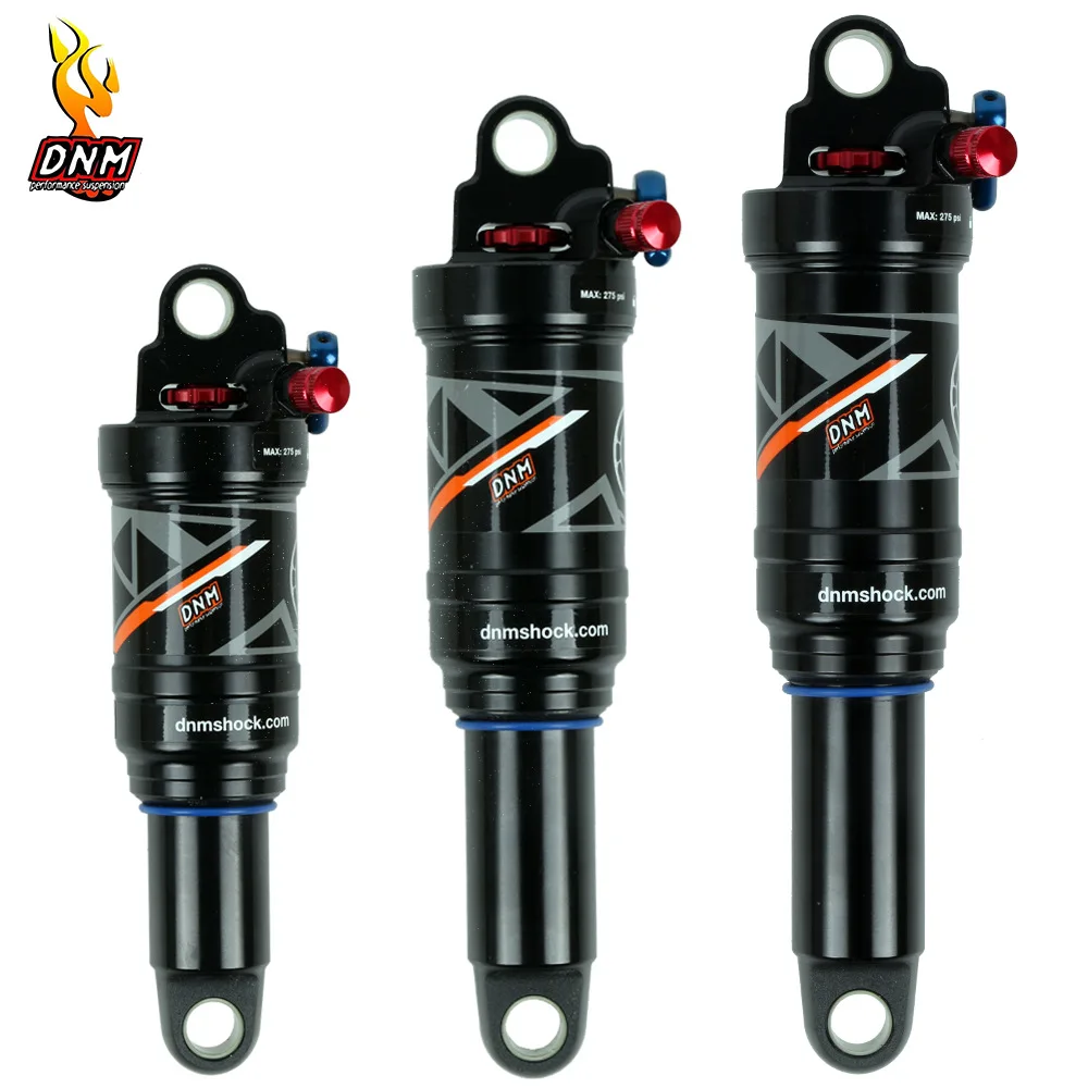 DNM AO-38RC MTB Rear Shock Absorber 165mm/190mm/200mm Soft Tail Air Suspension  Wirecontrolled Lockable Rebound Shock Absorbers