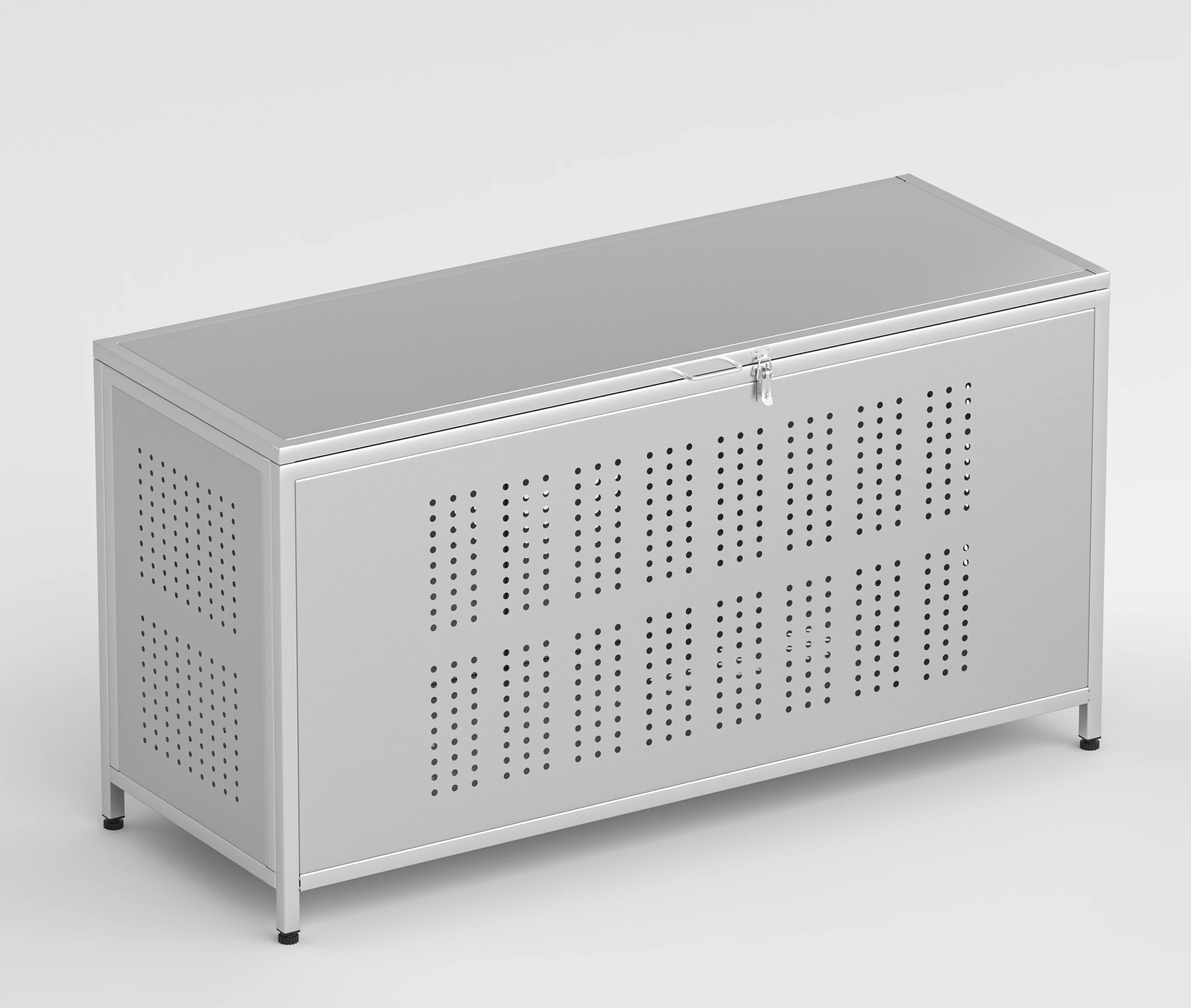 

2024 New Trash Bin Stainless Steel Box Multi-Purpose Box with Lock