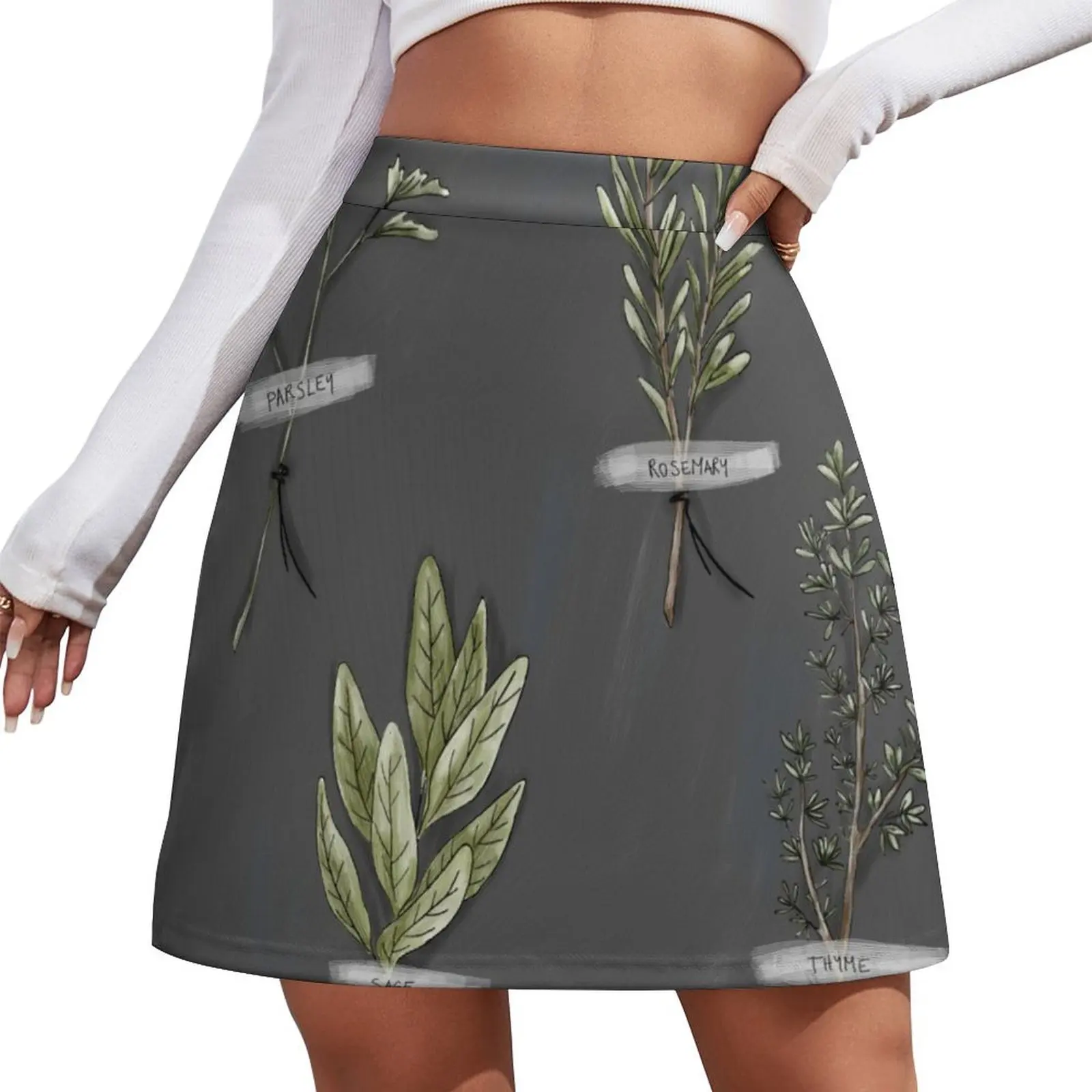 

Herbs Mini Skirt Womens dresses skirts for women 2026 Women clothing