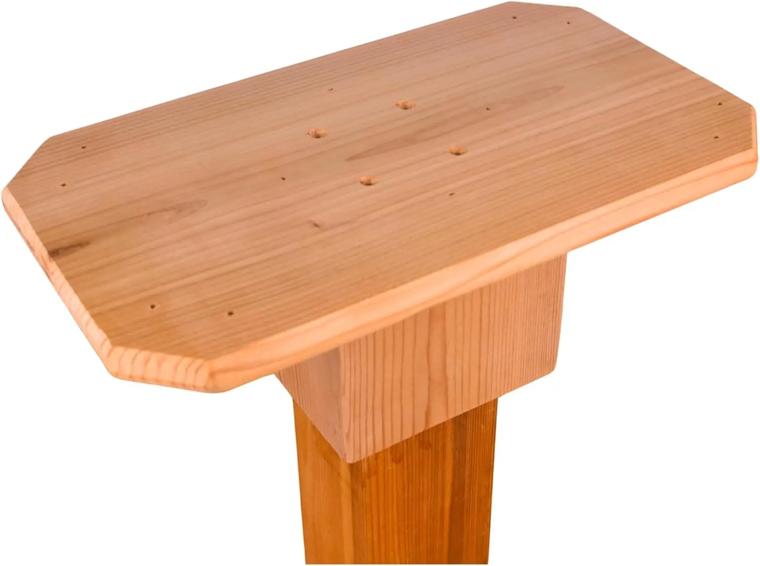 Cedar Little Library Mount for 4x4 Posts, Easy Install with Screws Included - Outdoor Stable Support