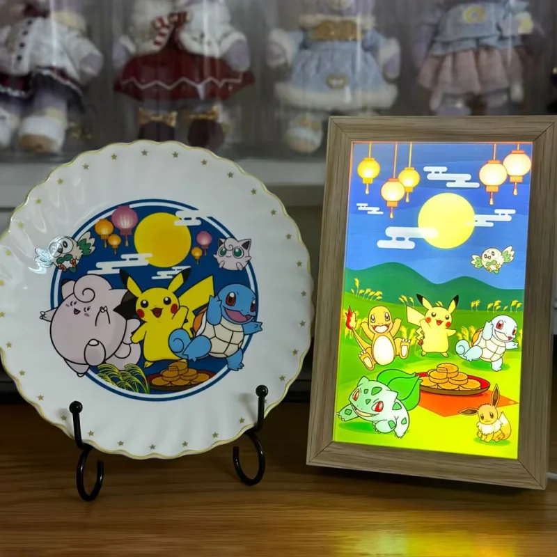 

Новое поступление, оригинальная подарочная коробка Pokes PTCG для фестиваля середины осени, сборный набор дисков 151, праздничный фонарь середины осени, коллекционная подарочная коробка