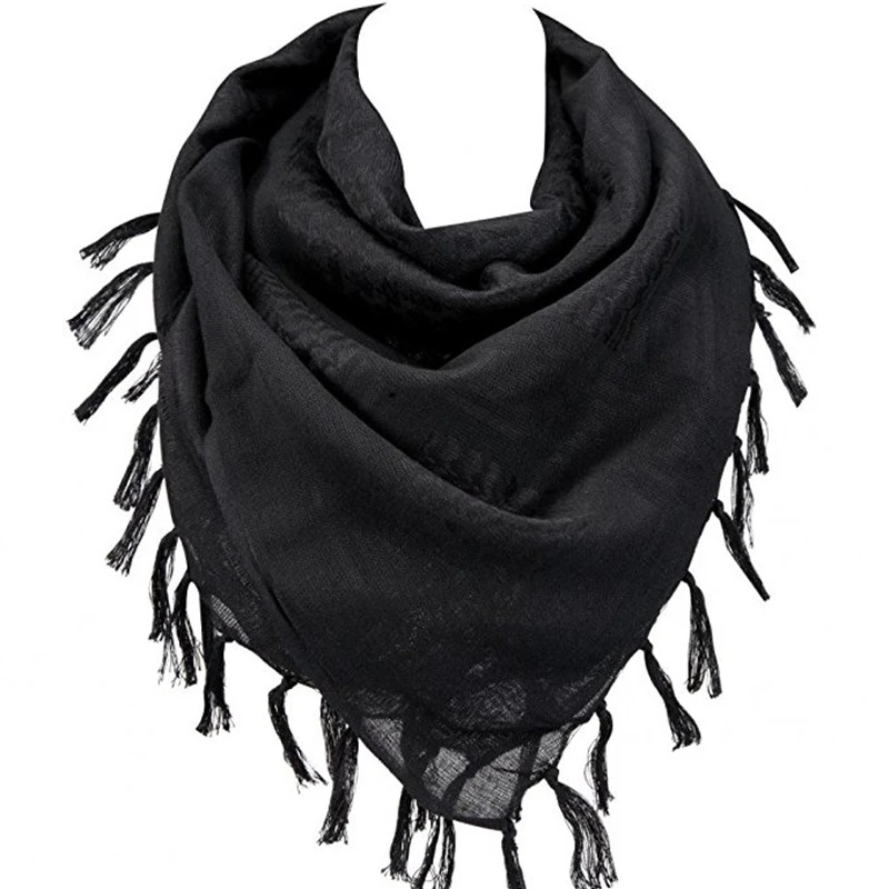 Tactical Arabo Shemag Sciarpe di Cotone All\'aperto Unisex Esercito Militare di Caccia Paintball Testa Sciarpa Viso Maglia Desert Bandane Sciarpa