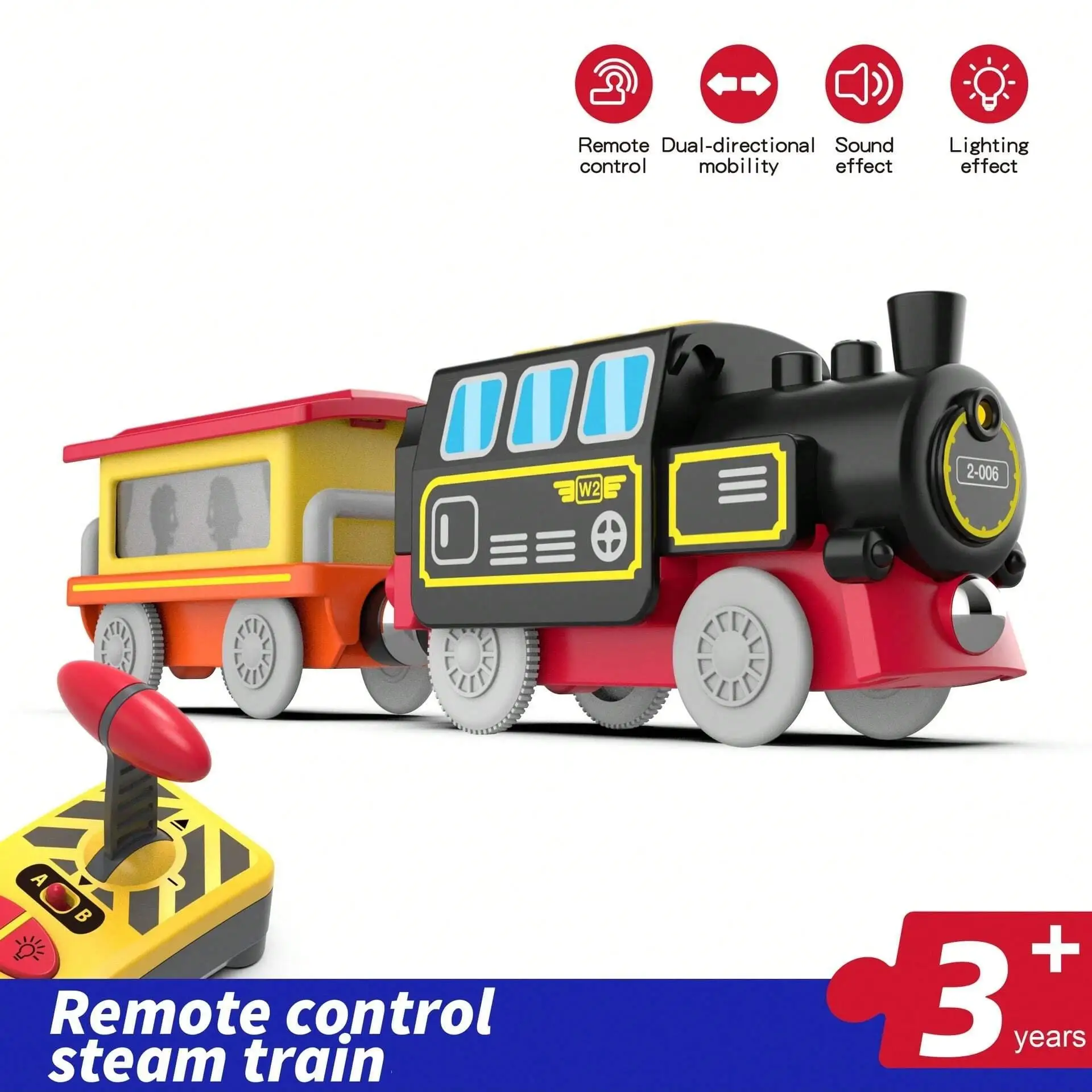 Magnetic Slot Diecast Car RC Electric Train Track Sets Fit for All Wood Railway Track Accessories Christmas Gift for Children