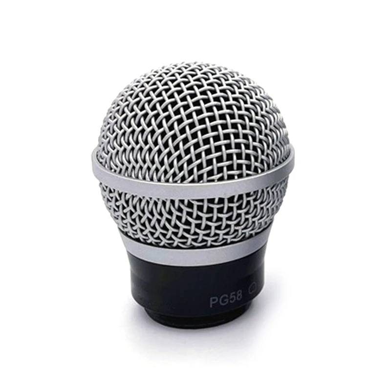 

Hardened Steel Mesh Microphone Grilles for Shure PG58 PG48 Microphone Accessoris Replacements Built-in Foam Metal Grille