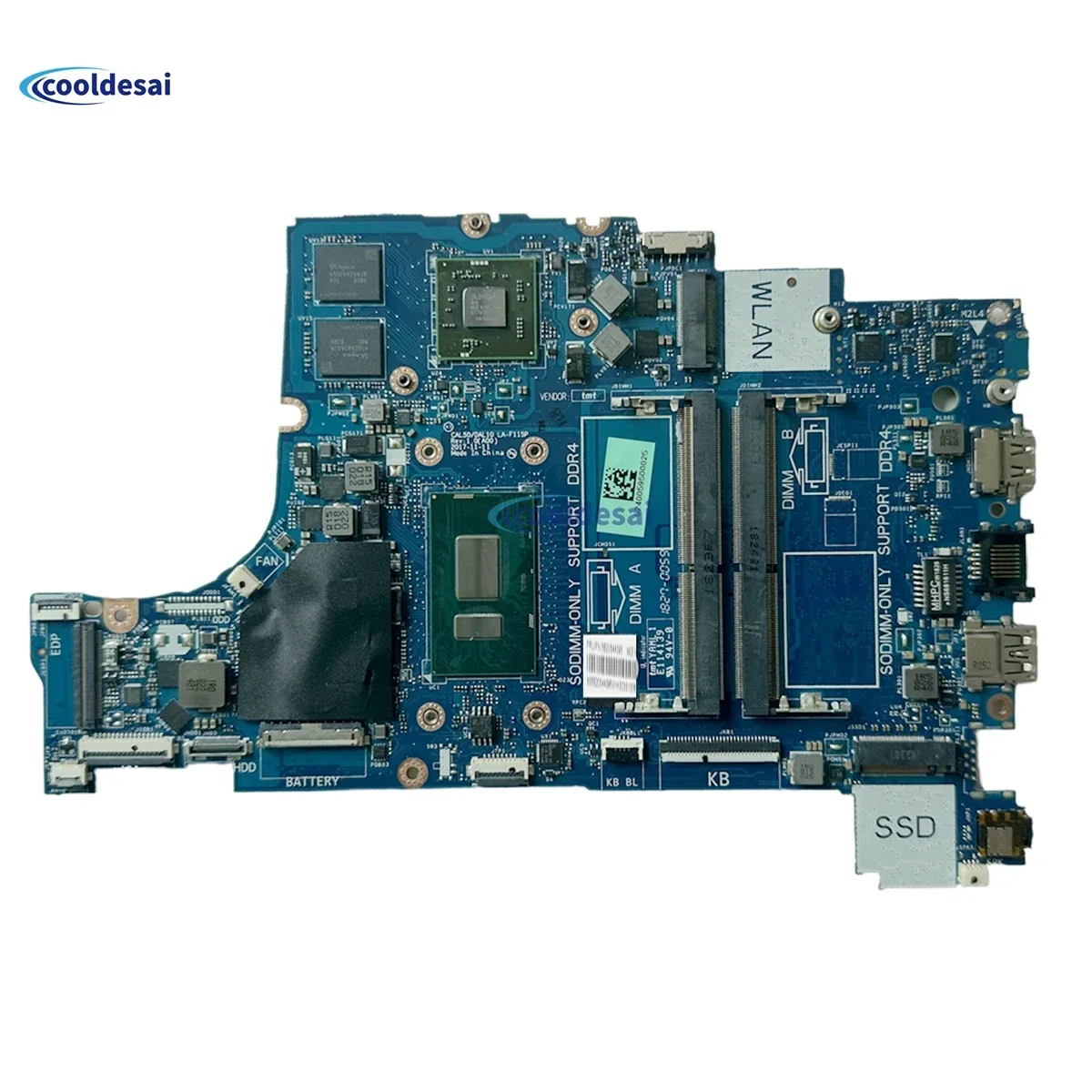 

Материнская плата для ноутбуков DELL Latitude 3490 3590 CAL50 DAL10 LA-F115P с процессорами I3 I5 I7 6-го, 7-го, 8-го поколений 9XJTY 09XJTY