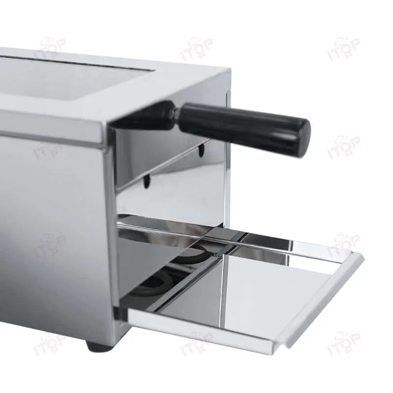 Electric Chimney Bread Roll Baking Machine 1500W 2 Sticks Rolling Waffle Crispy Machine Crispy Ice Cream Cone Machine