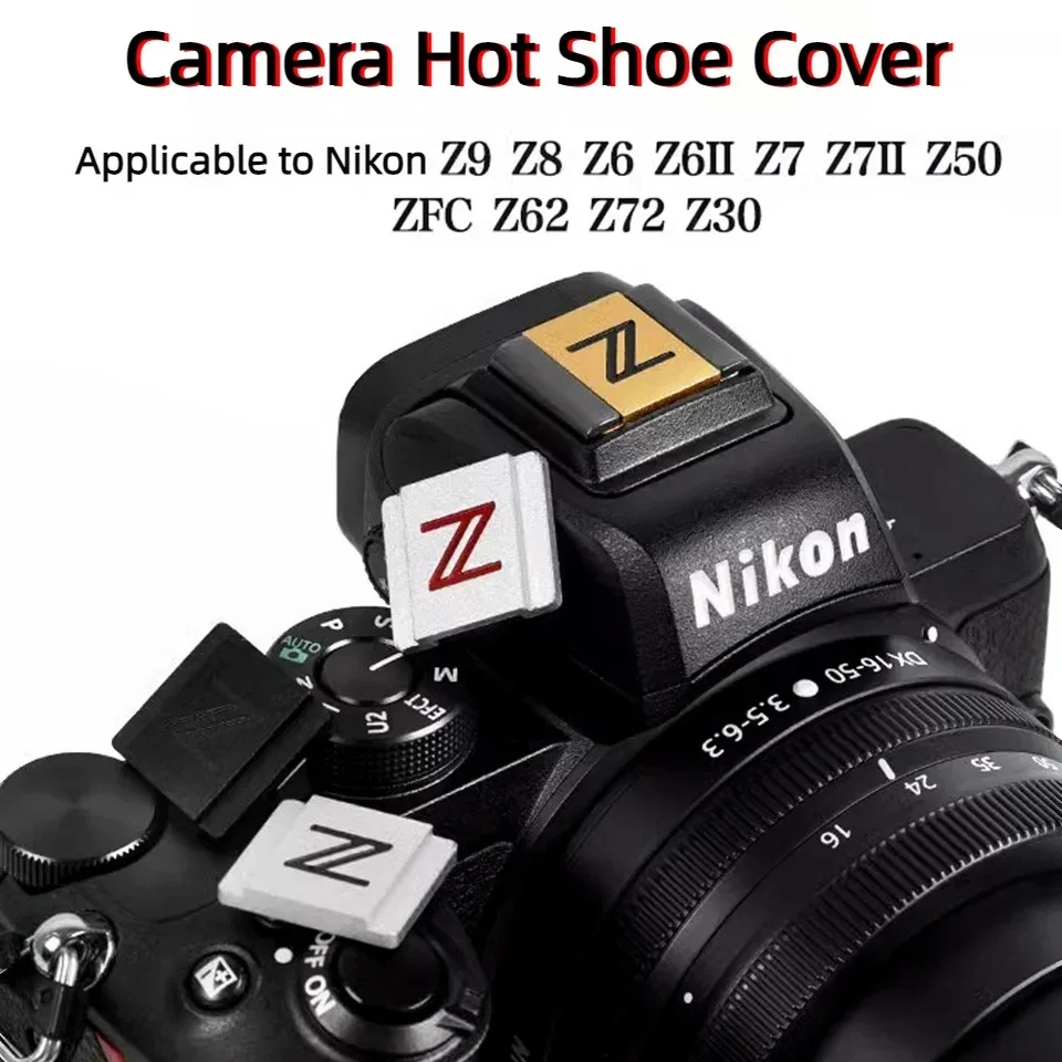 CNC Metal Camera Hot Cover Flash Protector Cold Shoe Cap for Nikon Z FC Z9 Z8 Z7 Z7II Z6 Z6II Z50 Z62 Z72 Z30 II 2 Accessories