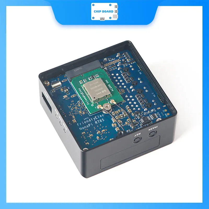 FriendlyElec NanoPi R76S | RK3576 LPDDR5 SBC | Dual 2.5G NIC | HDMI & AI Deployment