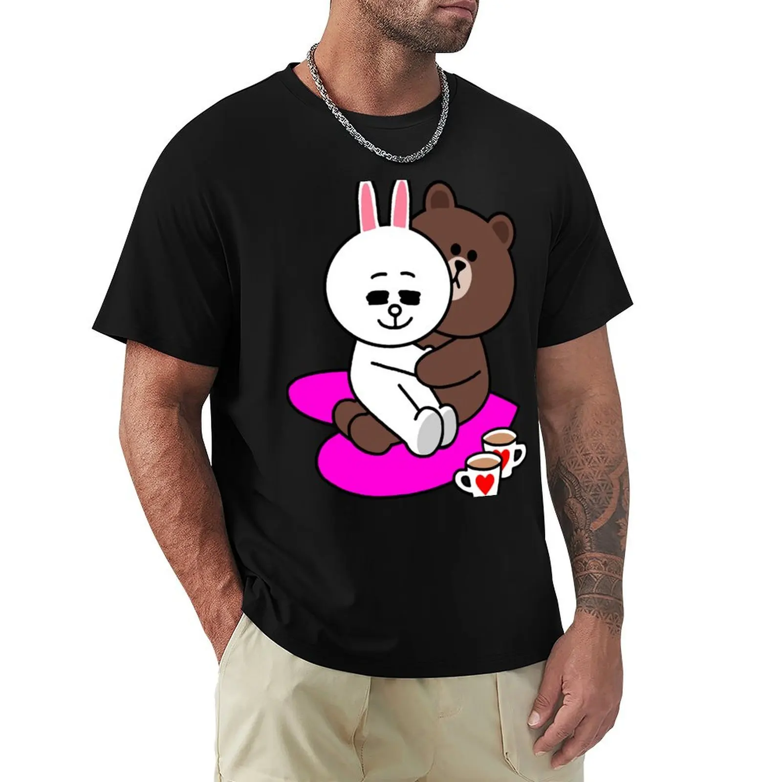 

Copy of Brown and Cony Love T-Shirt vintage graphic tee topping oversize t-shirts man vintage t shirt men