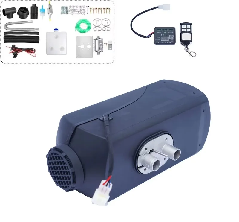 سخان ديزل ذكي يعمل بالذكاء الاصطناعي بقدرة 12 فولت/5 كيلو وات، نظام تسخين هواء لوقوف السيارات الكل في واحد مع تحكم متكيف لقارب Van RV والمساحات المتنقلة