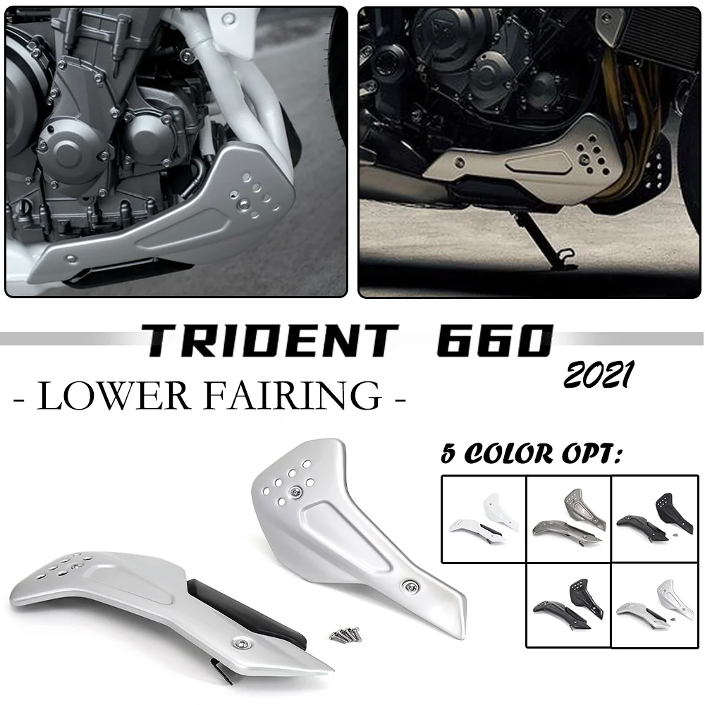 

For Trident 660 Trident660 Accessories Motorcycle Engine Belly Protection Plates Side Lower Fairing Deflector Protection Plates