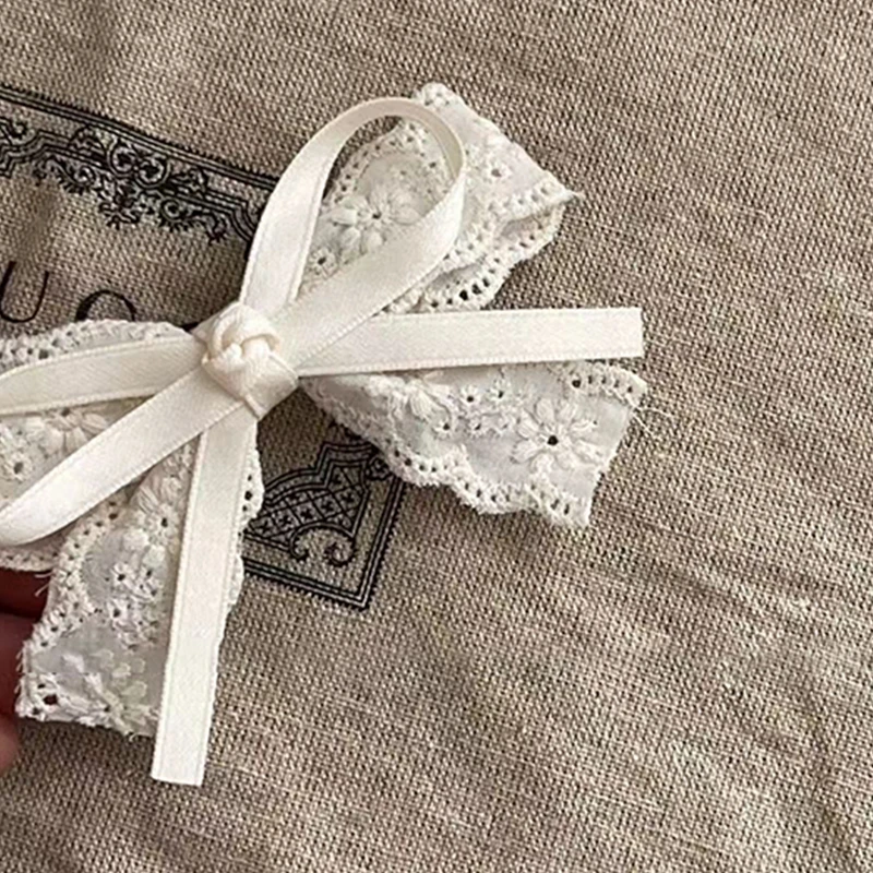 رائعة الباليه مقوس دانتيل دبوس الشعر الفتيات الحلو Bowknot الجانب الانفجارات كليب منقار البط المشابك الهدايا أغطية الرأس إكسسوارات الشعر