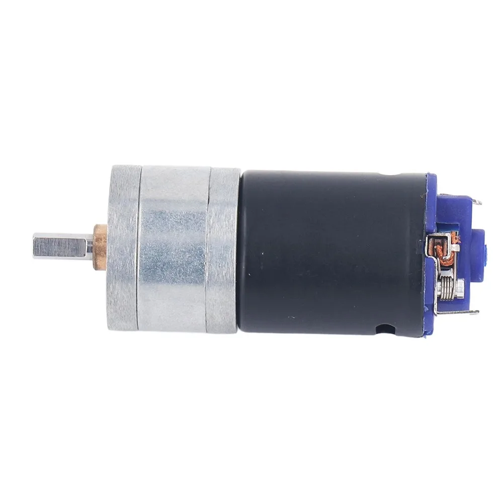 Durable DC12V Geared Motor 37mm Diameter 2000RPM Speed Reduction Motor High Torque All Metal Gear Electric Motor For Robots