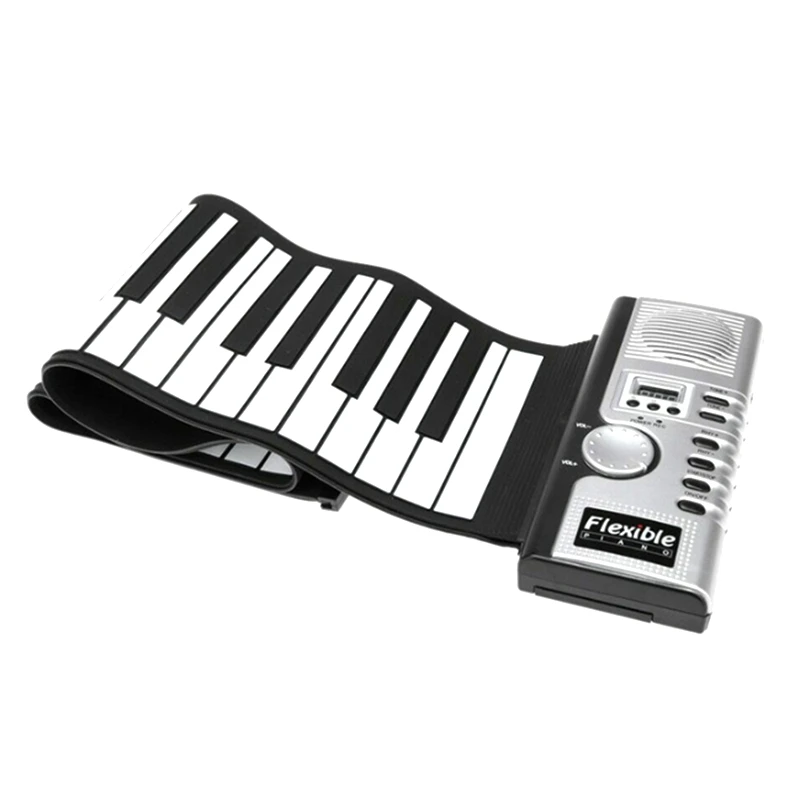 

Portable 61 Keys Professional Smart Folding Piano Silicone Hand-Rolled Electronic Pianos Beginner Instrument