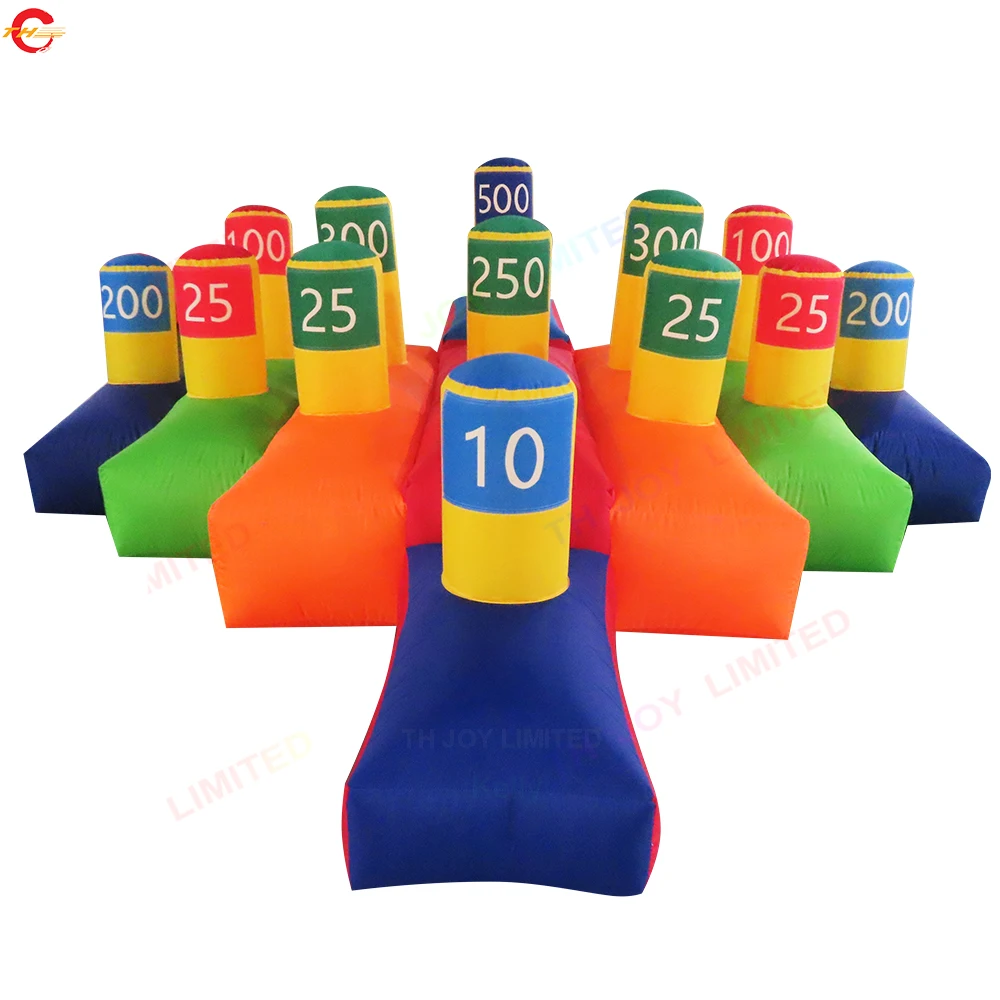 Factory Direct Sale 4x4x2mH Commercial Inflatable Hoop Ring Toss Sport Games Fun Inflatable Ring Throwing Party Rental Equipment