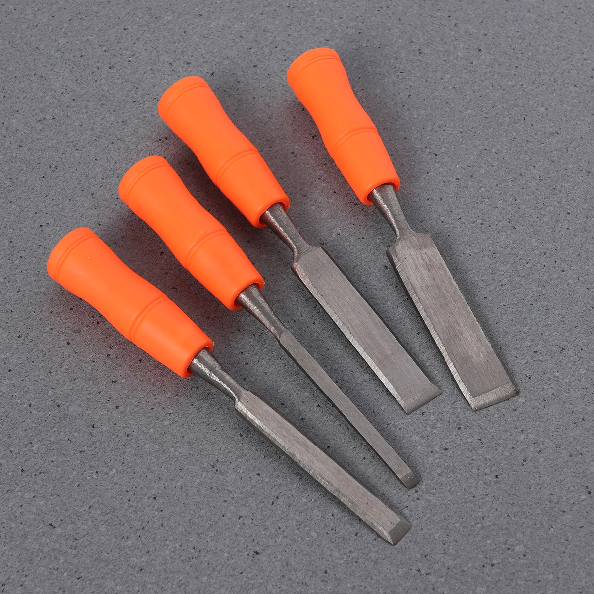 

4 pcs Professional Wood Carving Tools Set Quality Rubber Grip Anti Slip Handle for Beginners Craftsmen Including Chisels