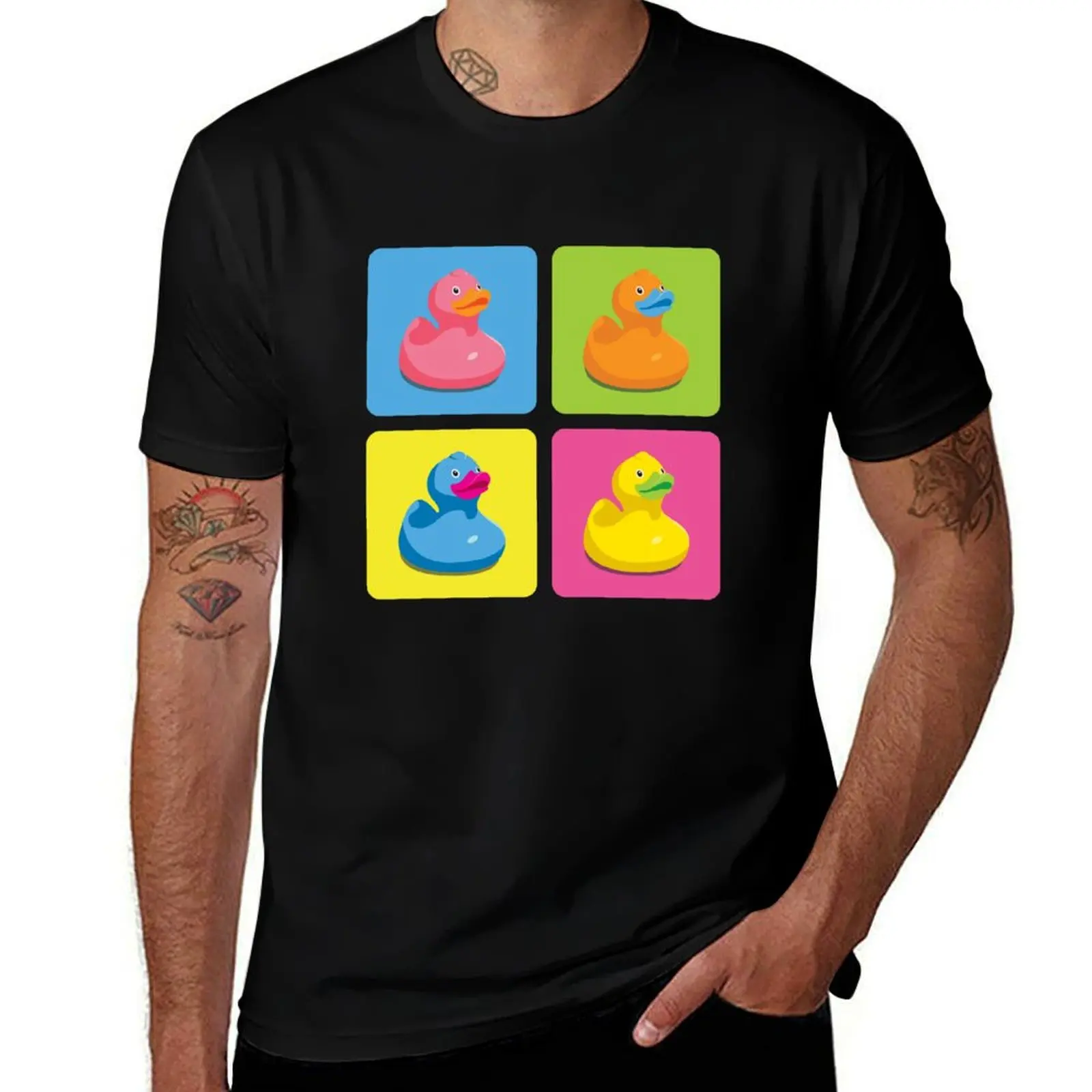 

Rubber Duckies Pop Art T-Shirt t shirts for man slim fit t shirts for man graphic funny graphic t shirts for man T-Shirt